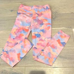 Rainbow camo Athleta leggings